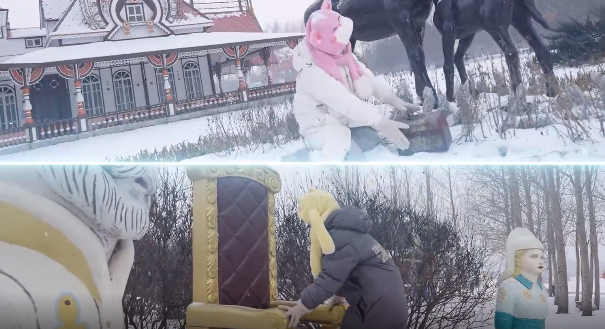 而应战成功后的魔域美人玩家也如愿变成美丽的魔域公主站台